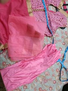 Party Wear Naira Cut Suit Legging And Net Dup