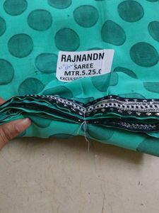 Elegant Green RAJNANDNI Saree