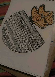 Butterfly Mandala Art