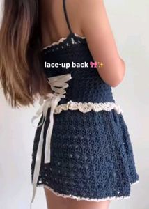 Crochet Mini Dress