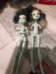 3 Monster High Dolls With Missing Parts