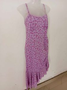 BEAUTIFUL RUCHED MESH DRESS