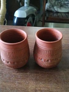 2 Earthen Tea Pot