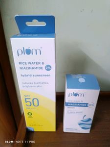 Combo Of 1 Serum And  Sunscreen