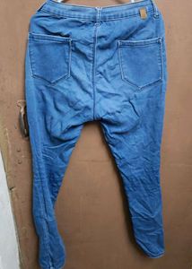 High Waisted Light Wash Jeans
