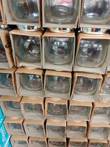 Glass Jar with Lid set of 4