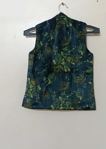 Floral Patterned Waistcoat