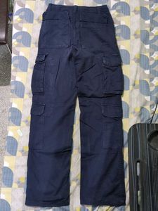 Navy Blue Cargo Pants