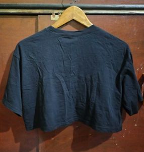 Combo Of H&amp;M Crop Tee &amp; UNIQLO Te