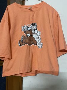 Cute Teddy Bear Graphic Tee Shirt