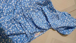 Floral Blue Dress🩵