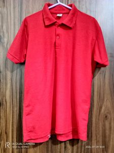 Red Polo Shirt - Size 38