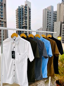 New Arrivals📢Quadra Fabric Half Sleeves Shirts Are Available Now❤️😍Price : ₹599/-Buy any 3 only for ₹1500/-• All sizes are available.• COD Available.• Premium Quality.