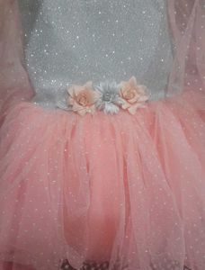 Sparkly Pink Tulle Party Dress