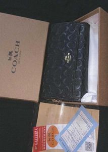 Coach Cross-body Bag In Authentic Black Color