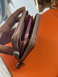 Peach Wallet With Good Condition