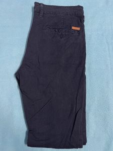 Navy Blue Casual Trouser ,size:30