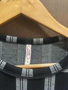 Black &amp; White Checked Dress