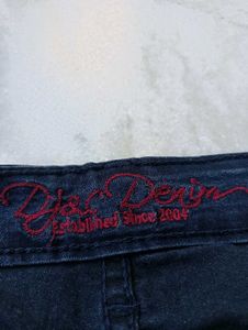 Denim Damaged Jeans for Women