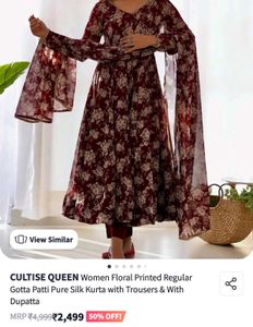 Anarkali Kurta Set All Size Available
