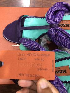 Brand new Missoni Purple Heels Size UK3.5