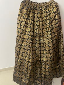 Gold And Black Lehnga Choli