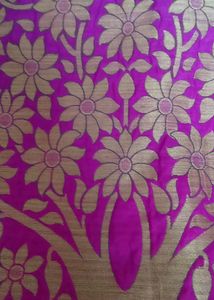 Dual Shaded Embroidered Saree