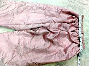 Pink colour silk plazzo salwar pant