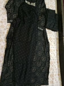 Xl kurti plazo set with duptta