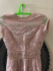 Pink Lace Dress