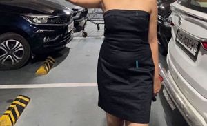 New H&m Wired Solid Fitted Corset Tube Dress