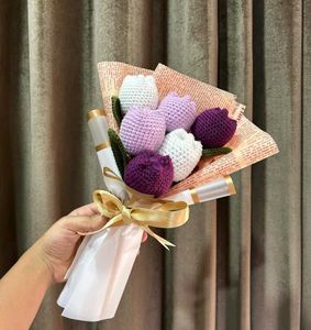 Crochet Tulip Bouquet