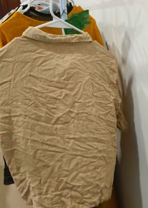 Indo Western Beige Shirt