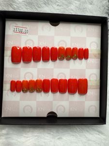 (Sale) Red Press On Nails 4 Ur Beautiful Hands 🙌
