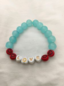 Customisable Name bracelet Glass beads bracele