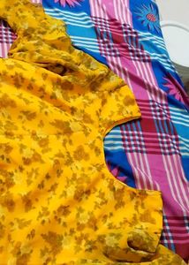 Yellow Floral Gown