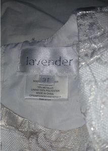 Lavender Colour Kids Western Dress 👗