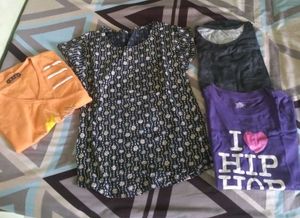 Combo Of 4 Tshirt For Summer 🌞🏝️