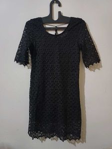 💥🆕️ Black Net Bodycon Dress