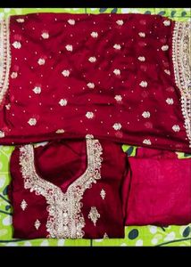 Elegant Maroon Kurta Set