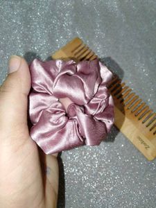 Neem Wood Comb &amp; Scrunchie Set
