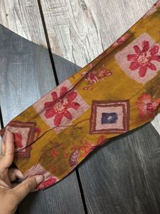 Brown Floral Kurti
