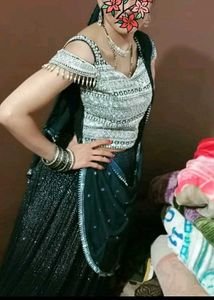 Petrol Colour Lehenga