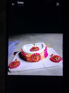 Pink Necklace.Unused