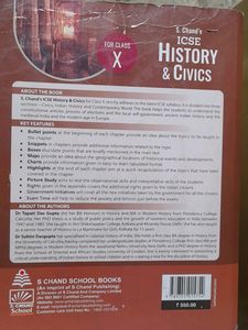 Class 10 , ICSE History &amp; Civics Book
