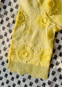 Yellow Floral Top