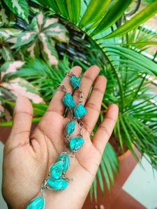 FREE PEARL CHAIN!! With Beach Themed NECKLACE