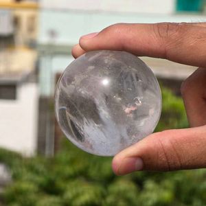 Handmade Clear Quartz Sphere | Natural Crystal Bal
