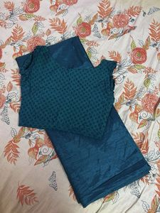 Teal Blue Salwar Kameez Set