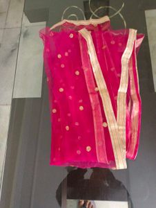 Pink Embroidered Dress